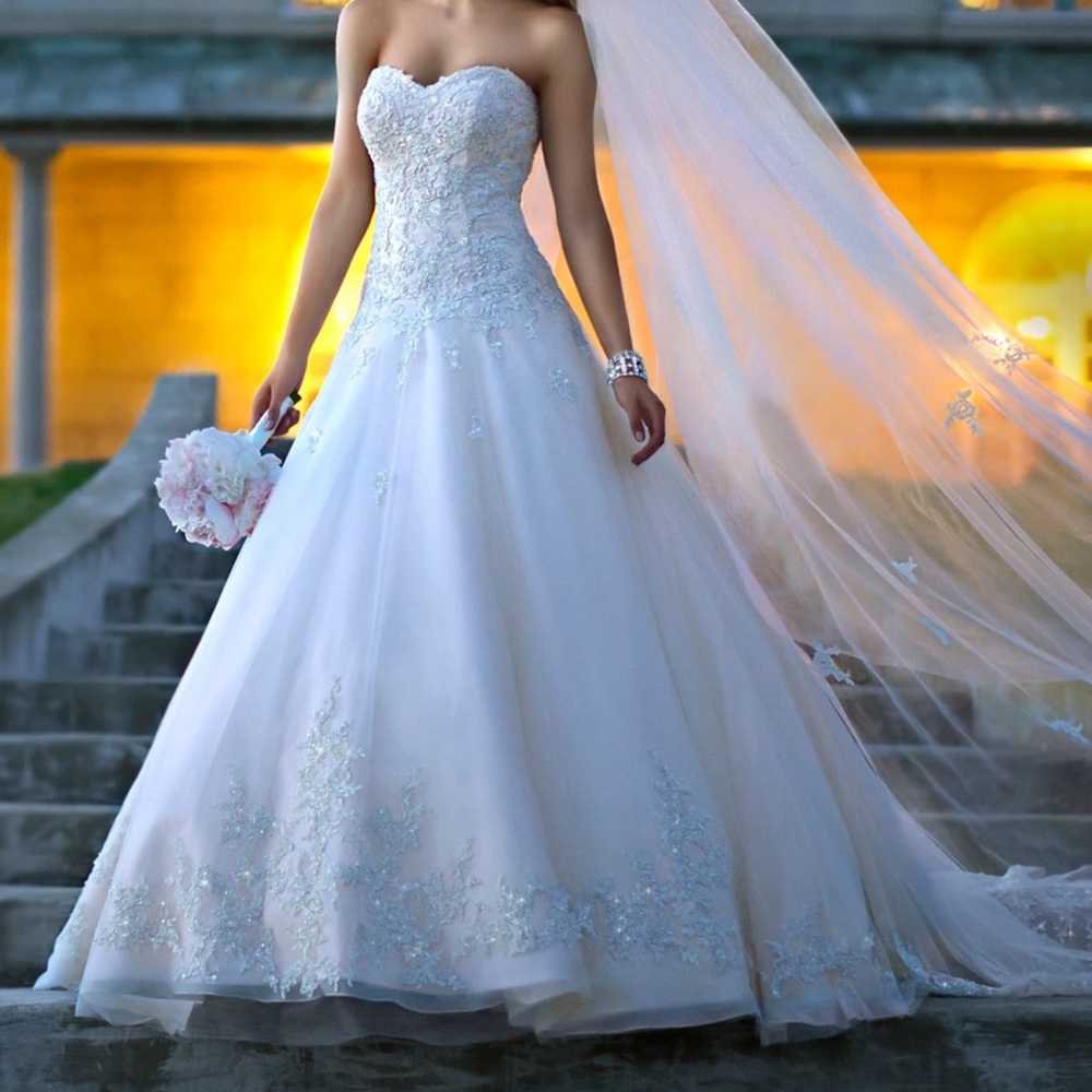 Stella York Elegant Cream Gown